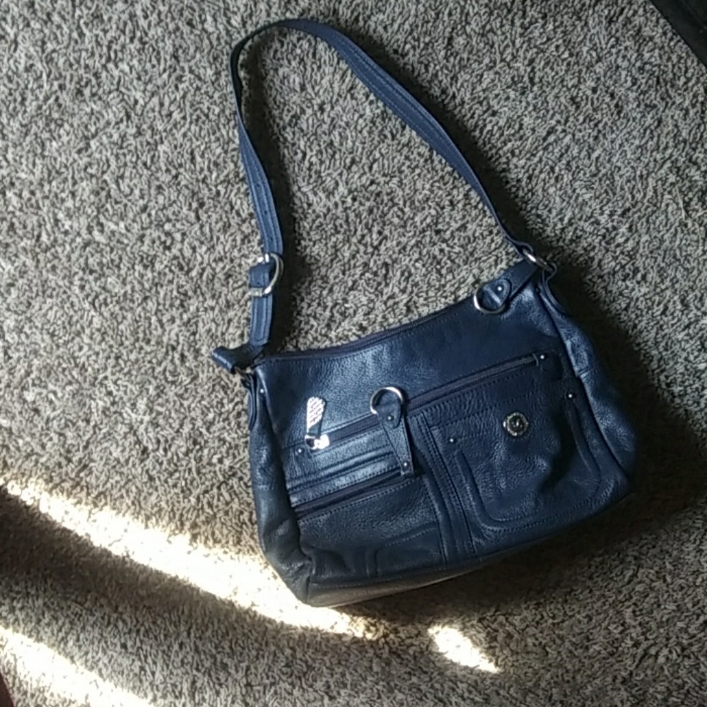 Navy blue purse